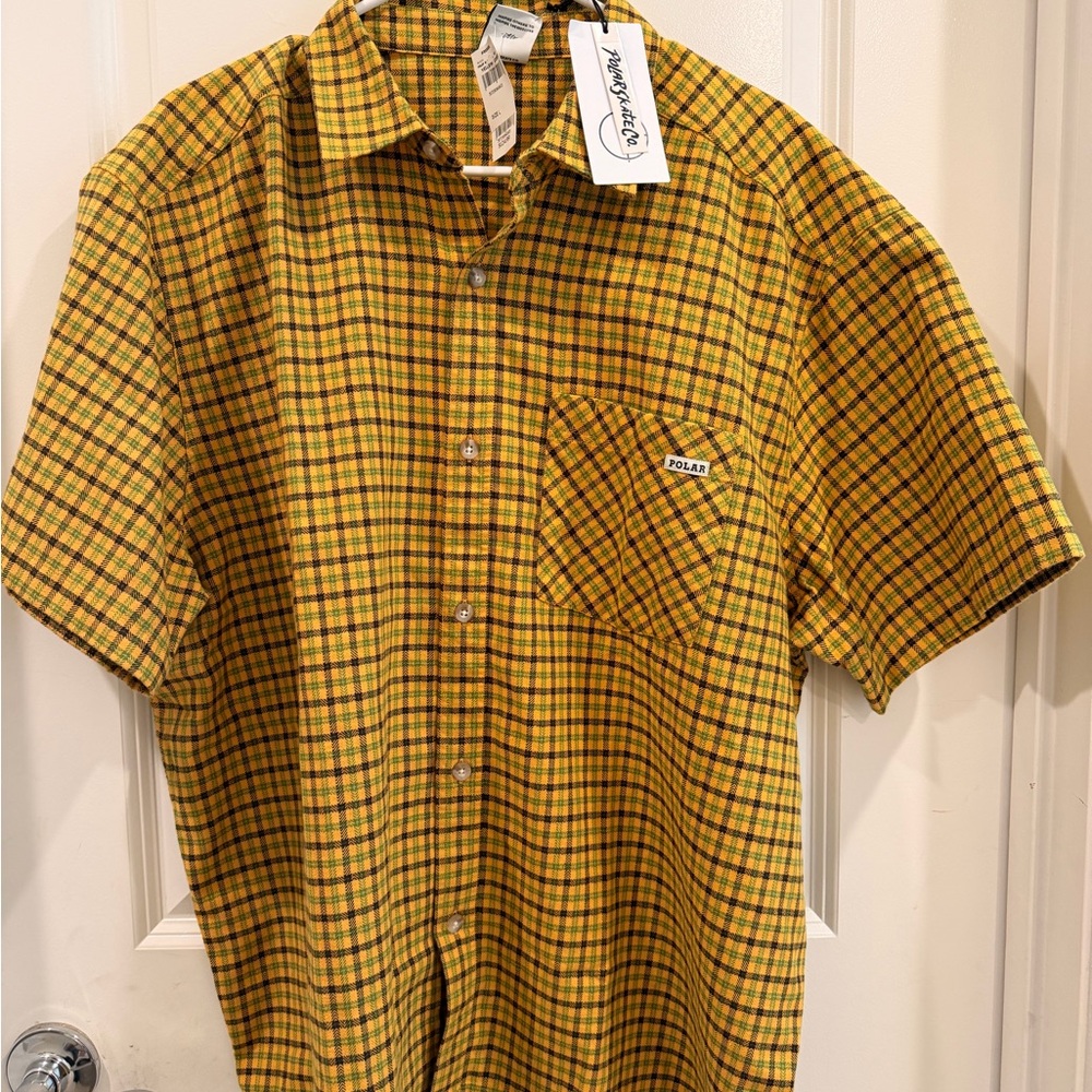 POLAR Skate Brand men’s button up shirt
